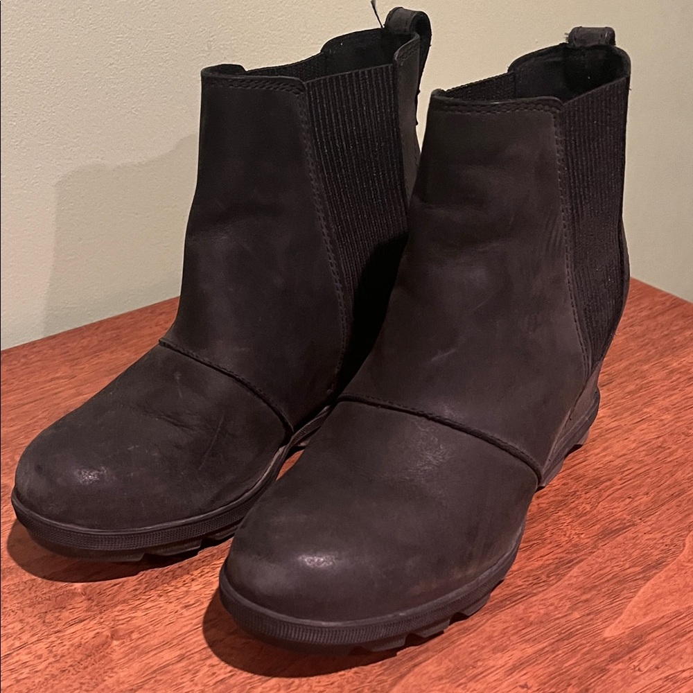 Sorel Black Ankle Booties